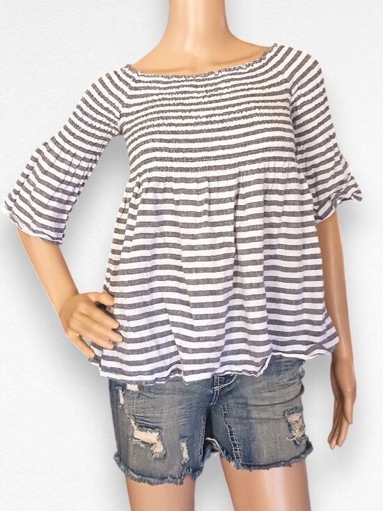C&C California Tops - Stretchy Striped Top